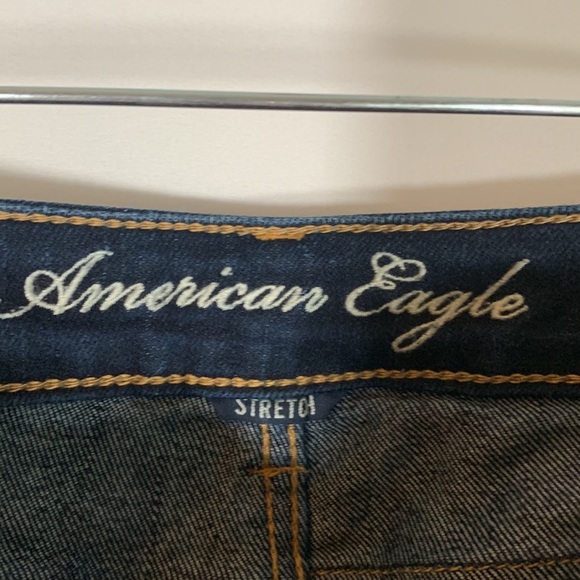 American Eagle Blue Denim Skinny Jeans - Picture 9 of 10